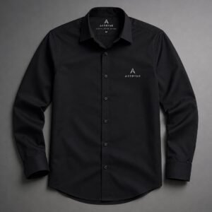 ASTRYNE Élan Formal Shirt — Black